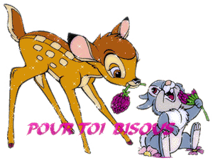 Gif animé bisous sucré